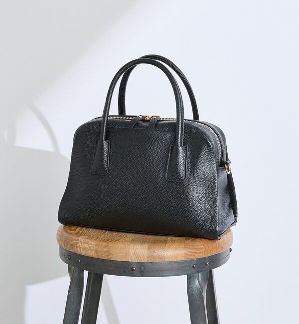  「【キレイめにもカジュアルにも】レザーボストン」|トートバッグ|