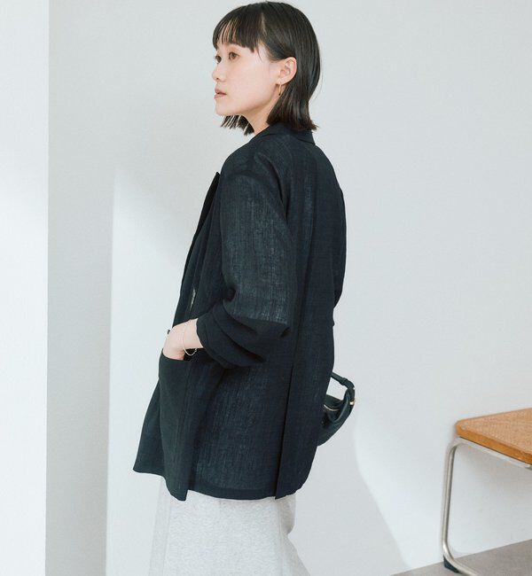  「予約【新色追加/ウォッシャブル】シアースラブオーバージャケット」|テーラードジャケット|