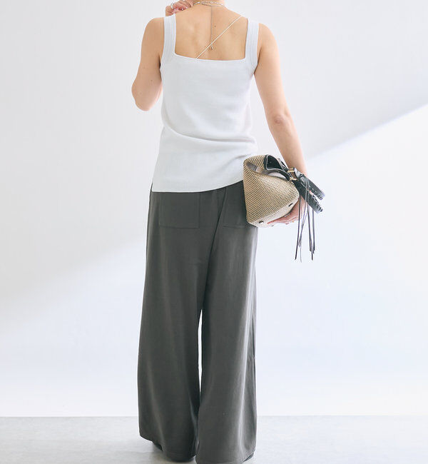  「【アンサンブル対応可】シルク混2wayニットキャミ」|ニット・セーター|