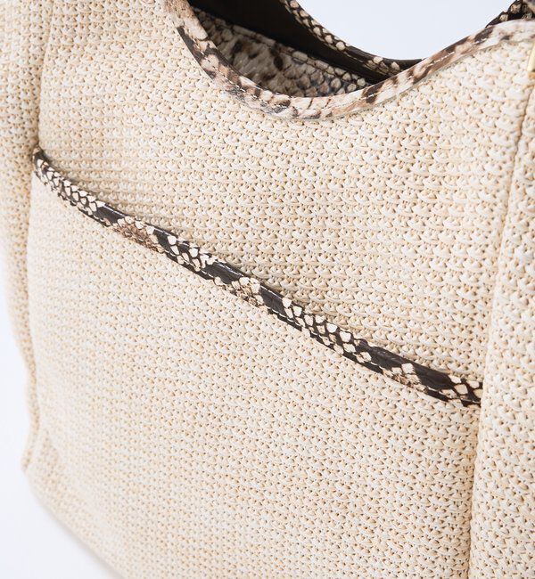  「予約【実用性抜群】レザーパイピングラージトート」|クラッチバッグ|