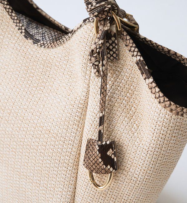  「予約【実用性抜群】レザーパイピングラージトート」|クラッチバッグ|