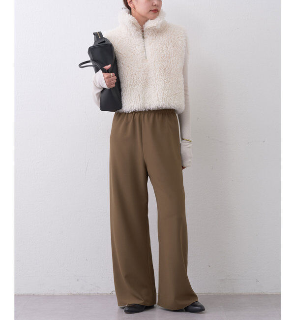  「【CHIKAコラボ】【美脚パンツ】ワイドドロストパンツ」|その他|