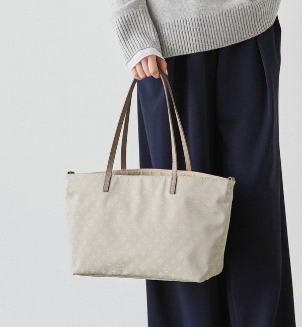  「ナイロンジャガードセパレートトート」|トートバッグ|エクリュ