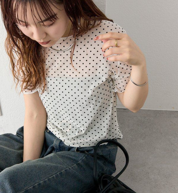  「ドットシアーTOPS」|Tシャツ・カットソー|
