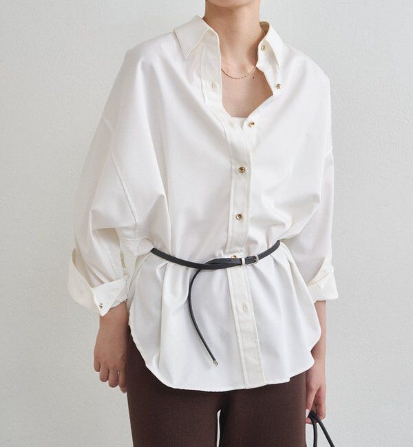 「サテンBIGシャツ」|シャツ・ブラウス|