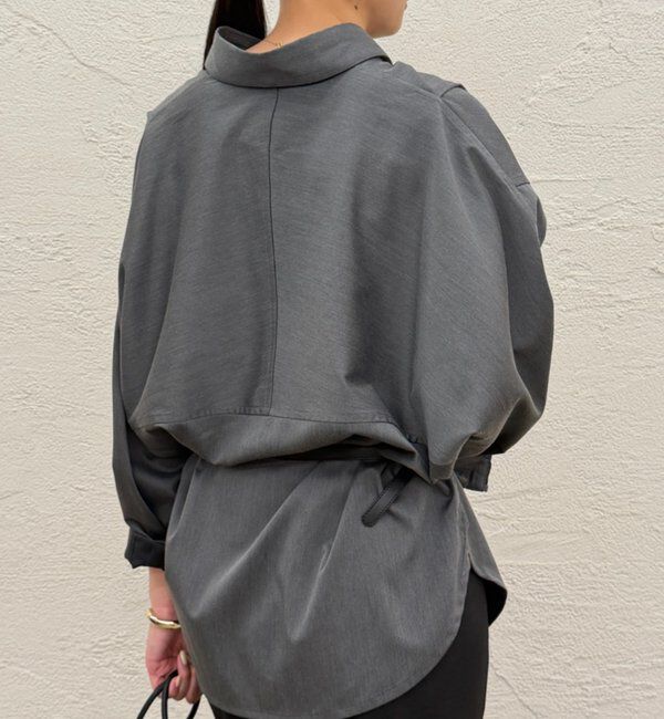  「サテンBIGシャツ」|シャツ・ブラウス|