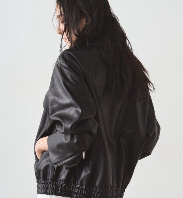 「フェイクレザージャケット」|ベスト・ジレ|