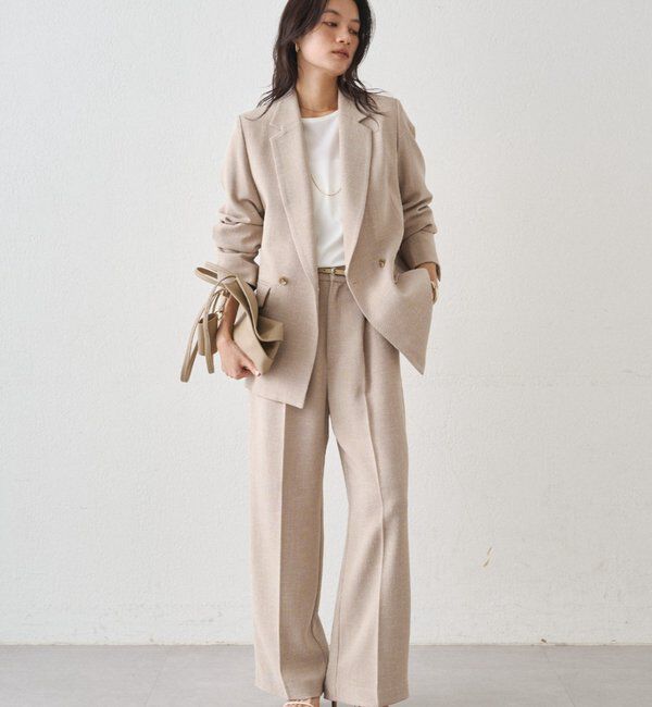  「【Atelier N5/アトリエヌメロサンク】ツイードWジャケット」|ベスト・ジレ|