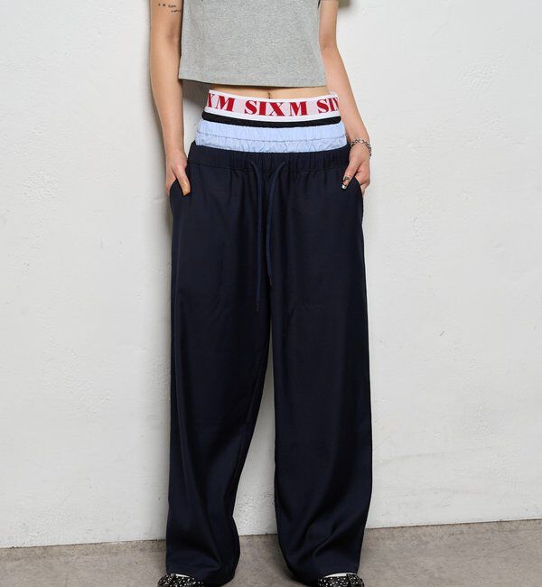  「【新色追加】Six M/シックスエム トリプルレイヤードパンツ」|チノ|