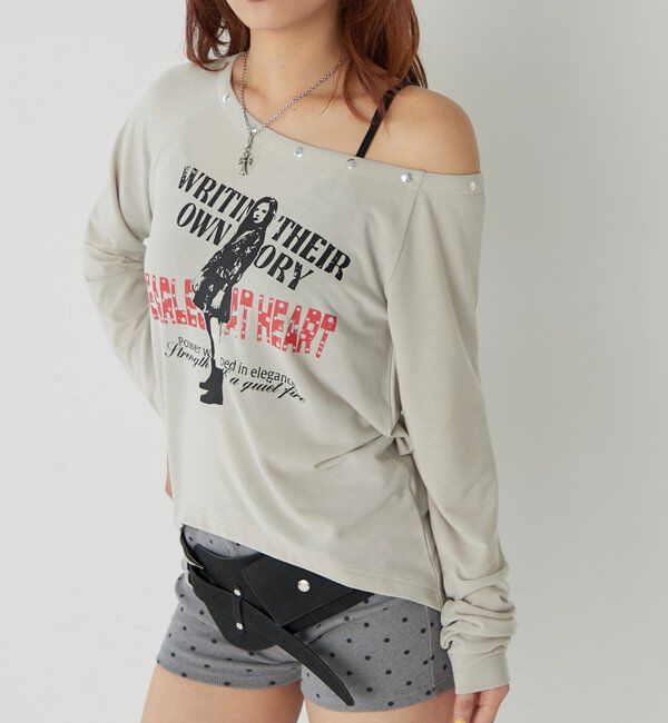  「エリオットラウンドヘムシアートップス」|Tシャツ・カットソー|