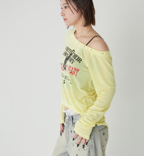  「エリオットラウンドヘムシアートップス」|Tシャツ・カットソー|