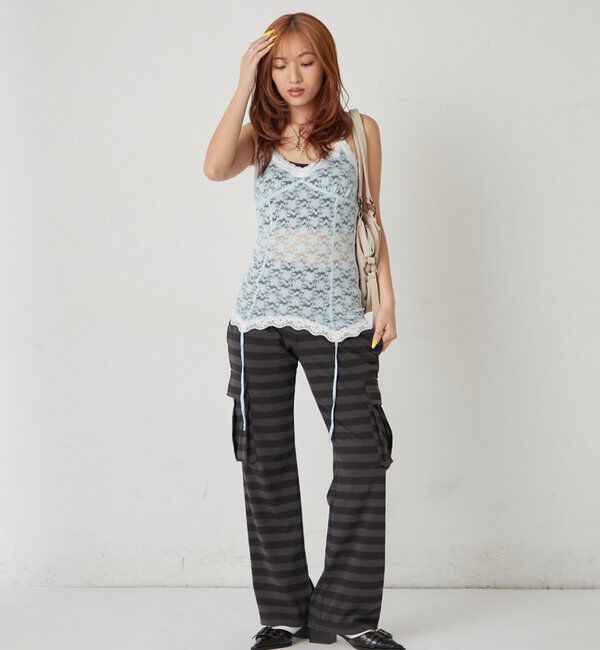  「レースガーターキャミ」|キャミソール|