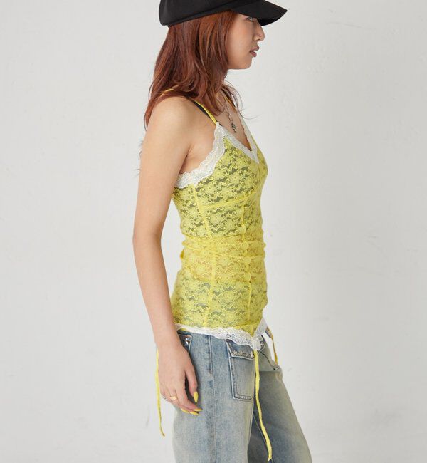  「レースガーターキャミ」|キャミソール|