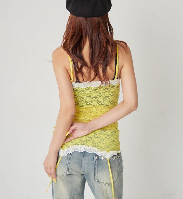  「レースガーターキャミ」|キャミソール|