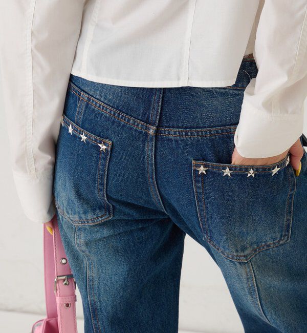  「スタースタッズフレアデニム」|デニム|