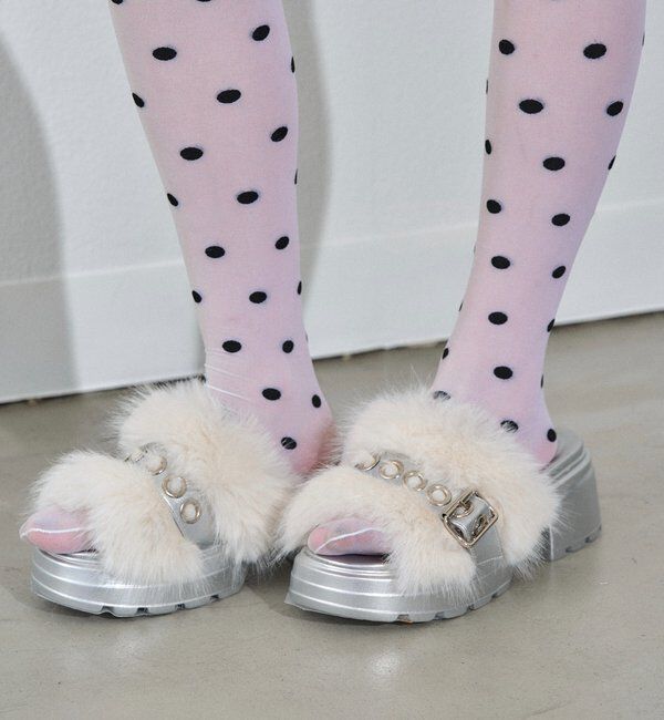  「ファーベルトサンダル」|サンダル|