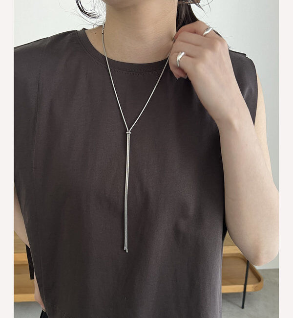  「【ベストセラー】〈GOLDY/ゴールディ〉スライドカービーネックレス」|リング|