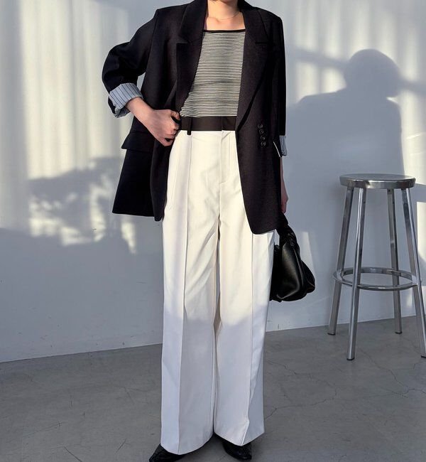  「【サイズ展開あり】〈C.L〉リネンタッチテーラードジャケット」|テーラードジャケット|