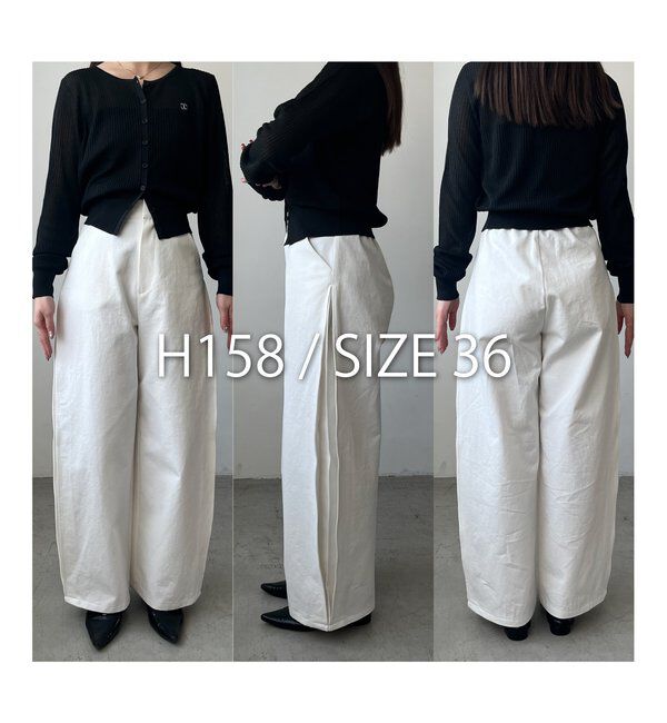  「【低身長サイズあり】サイドタックパンツ」|チノ|