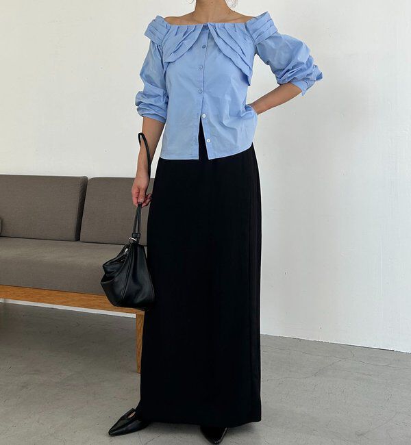  「オフショルパフブラウス」|シャツ・ブラウス|