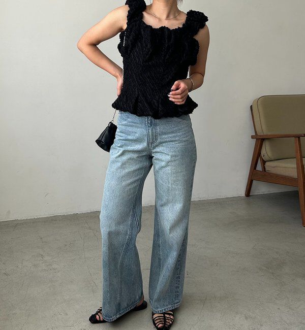  「ジャガードバルーンタンク」|シャツ・ブラウス|