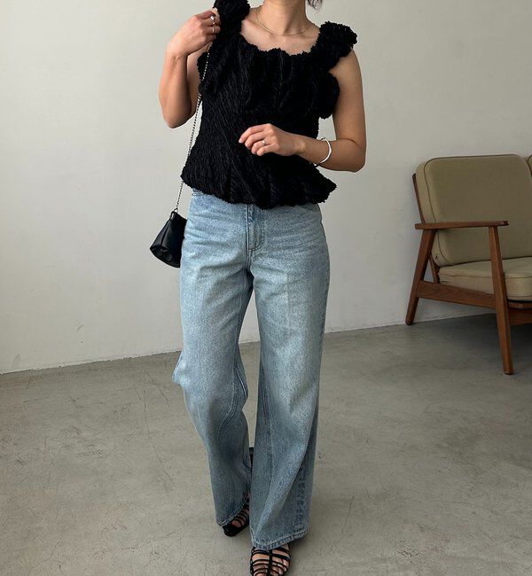  「ジャガードバルーンタンク」|シャツ・ブラウス|