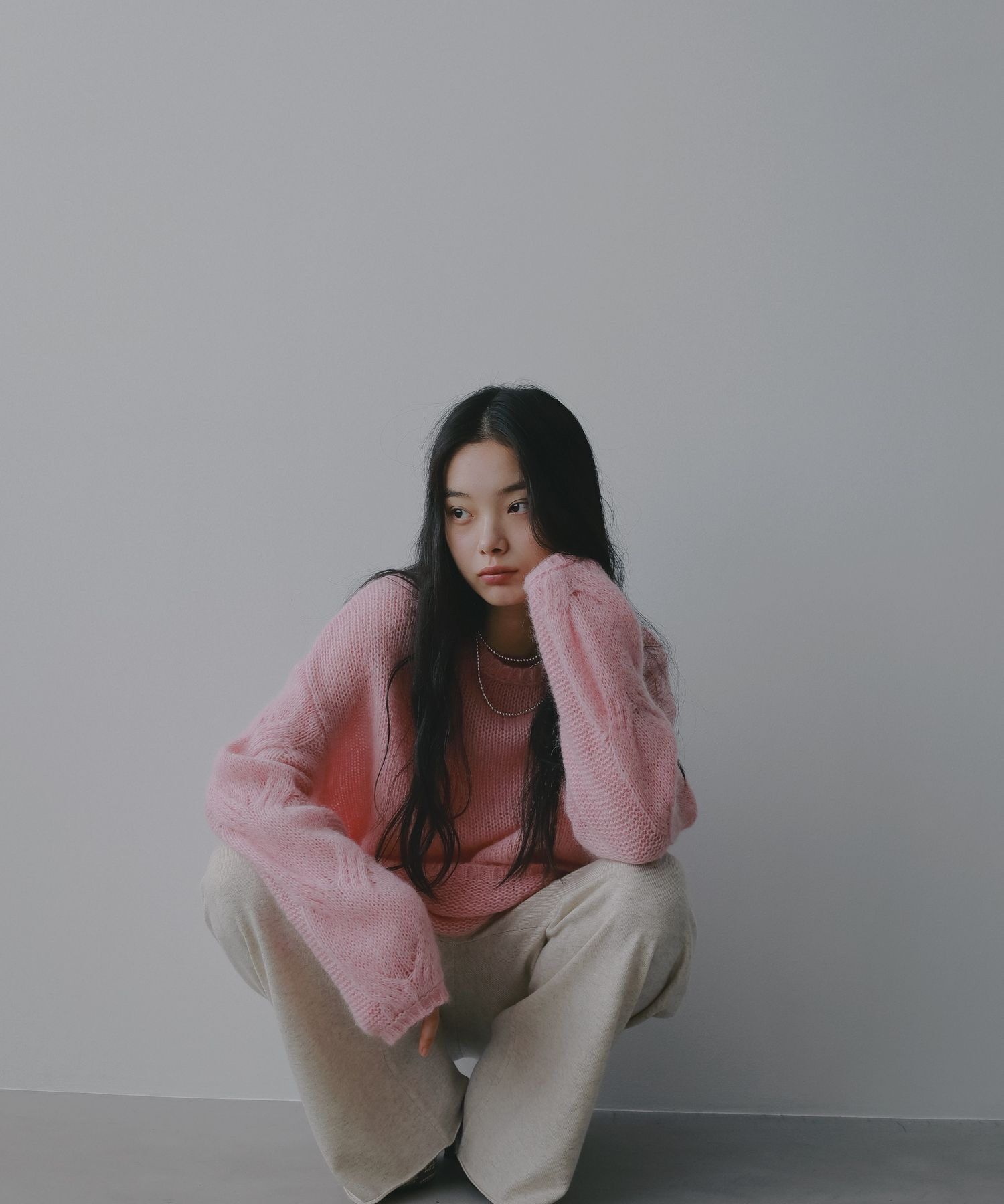 A part by 「モヘアケーブルニットプルオーバー」|ニット・セーター|