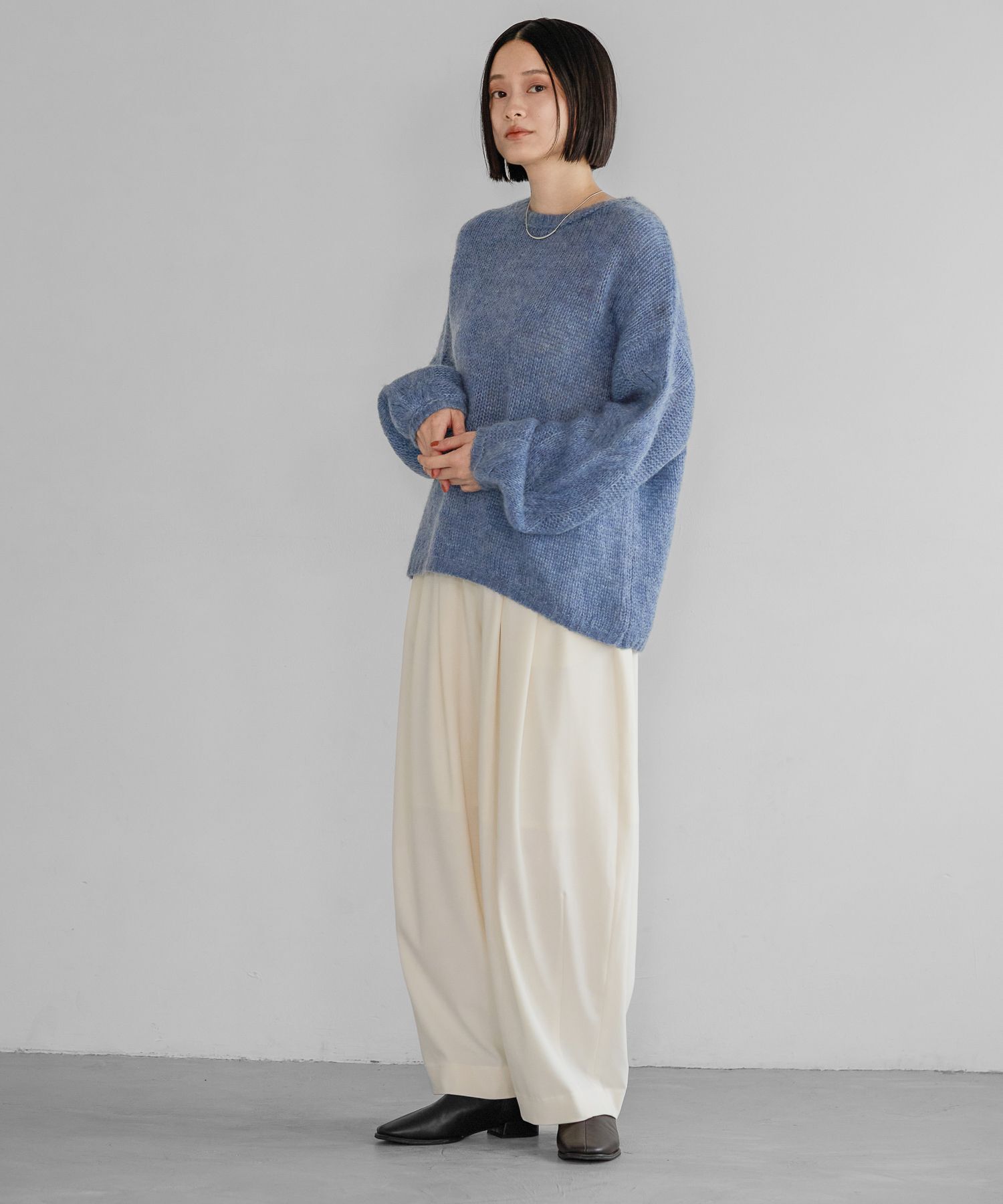 A part by 「モヘアケーブルニットプルオーバー」|ニット・セーター|