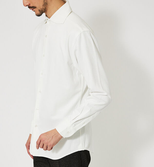 ABAHOUSE「【FLEX SHIRTS】ネオスウェード ツイル 長袖シャツ」|シャツ・ブラウス|