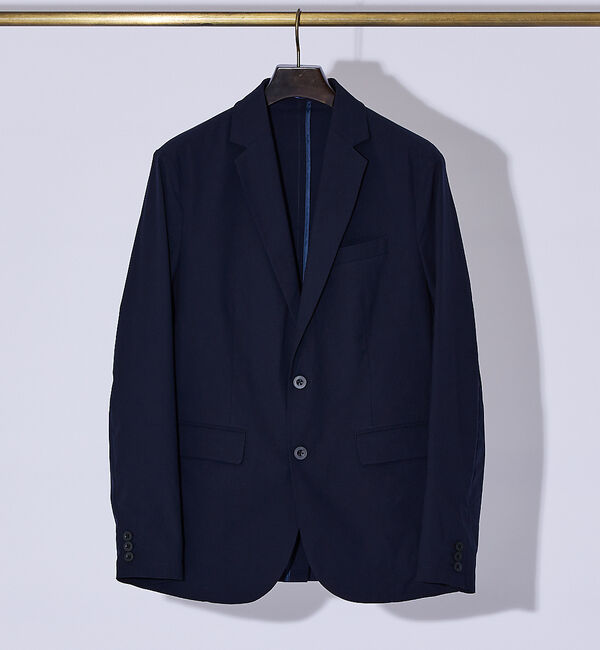 ABAHOUSE「【マルチファンクション / セットアップ対応】ストレッチ ジャケット」|テーラードジャケット|ネイビー