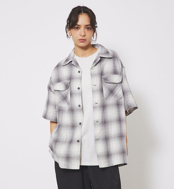 ABAHOUSE「【PENDLETON/ペンドルトン】Open Collar Shirt/オープン」|シャツ・ブラウス|