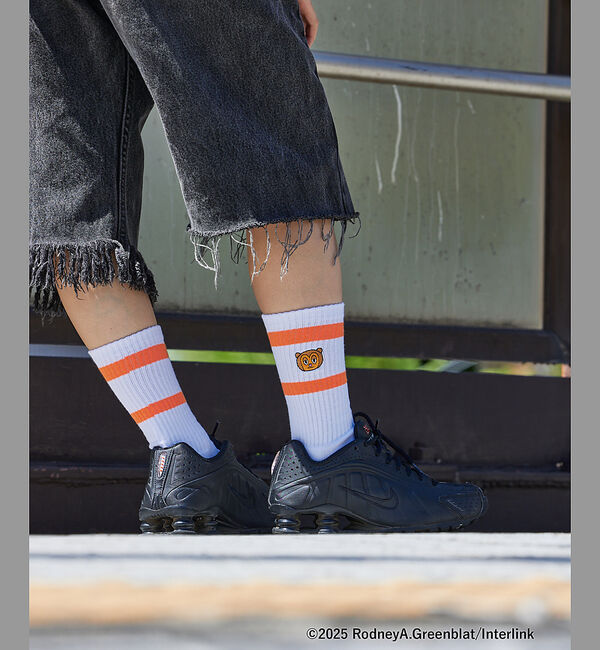 ABAHOUSE「【Parappa The Rapper&times;LAROUTE】パラッパ ラッパー /」|ソックス|