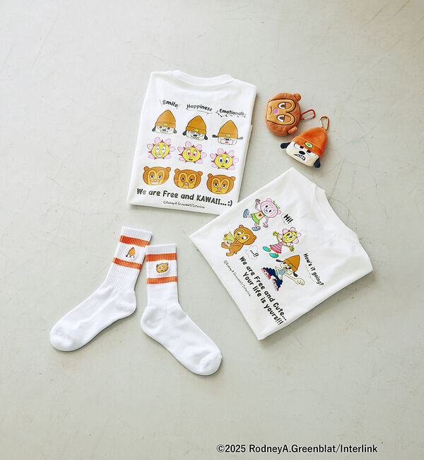 ABAHOUSE「【Parappa The Rapper&times;LAROUTE】パラッパ ラッパー /」|ソックス|