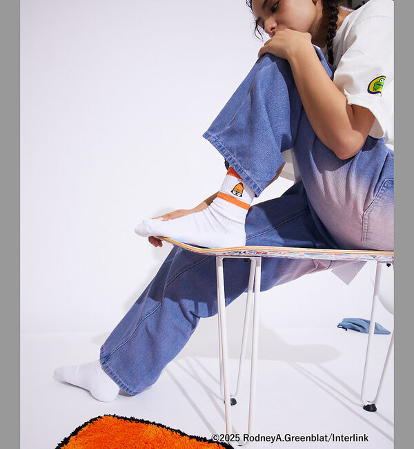 ABAHOUSE「【Parappa The Rapper&times;LAROUTE】パラッパ ラッパー /」|ソックス|