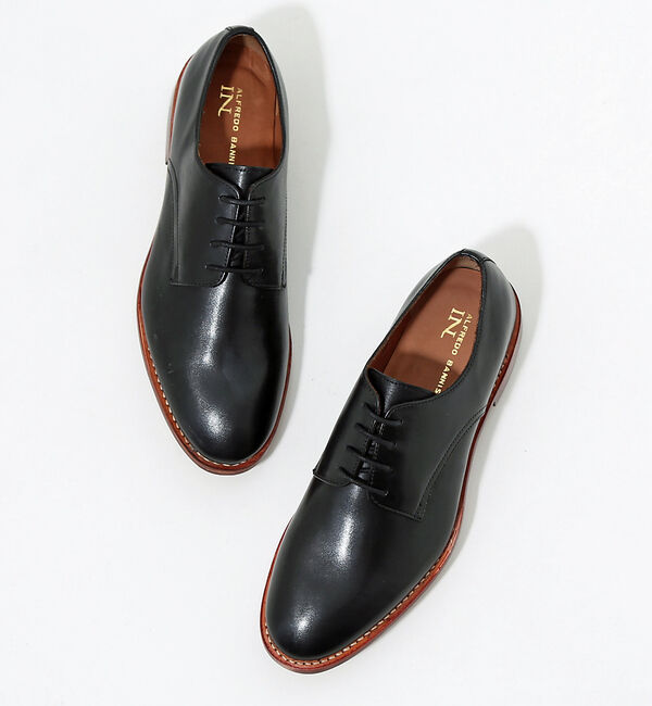 alfredoBANNISTER「【定番】グッドイヤーウエルト レザーソール プレーントゥシューズ 一部店舗＋WE」|ビジネス・ドレスシューズ|