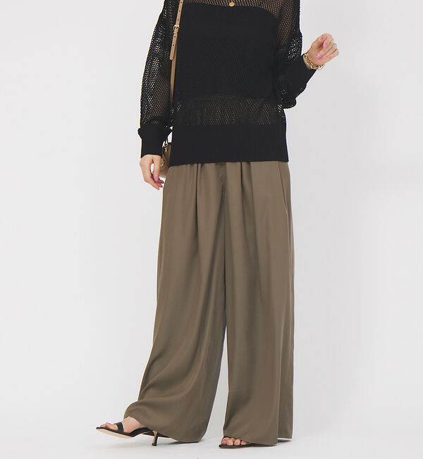 Rouge vif「【セットアップ対応】タックワイドパンツ」|その他|