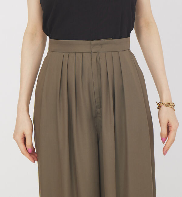 Rouge vif「【セットアップ対応】タックワイドパンツ」|その他|