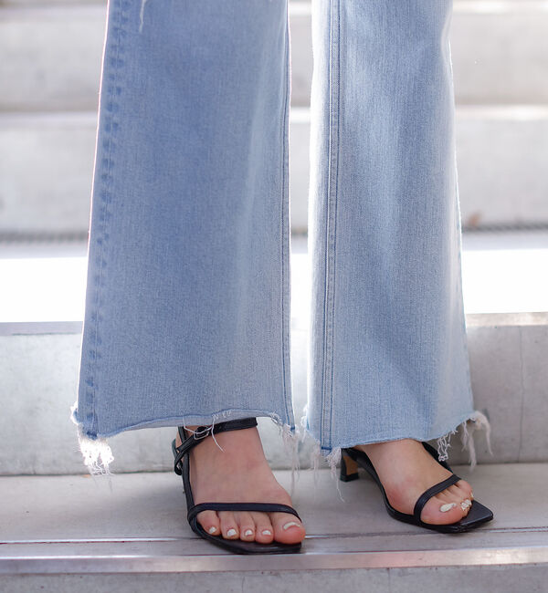 Rouge vif「【REMME/レメ】アシンメトリーストラップサンダル」|サンダル|