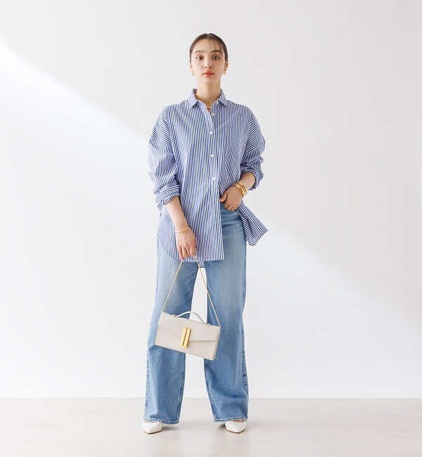 Rouge vif「コットンブロードタックフォルムシャツ」|シャツ・ブラウス|