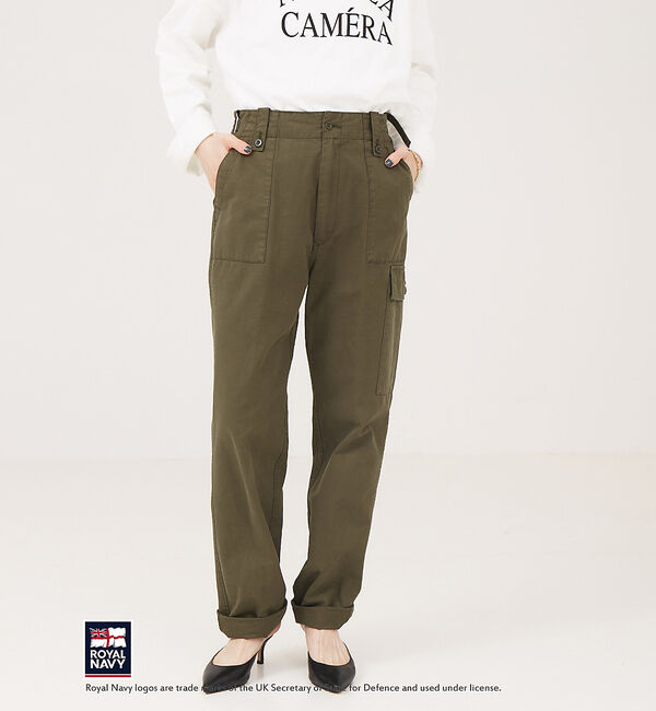 Rouge vif「【追加】【ROYAL NAVY/ロイヤルネイビー】別注カーゴパンツ」|その他|カーキ