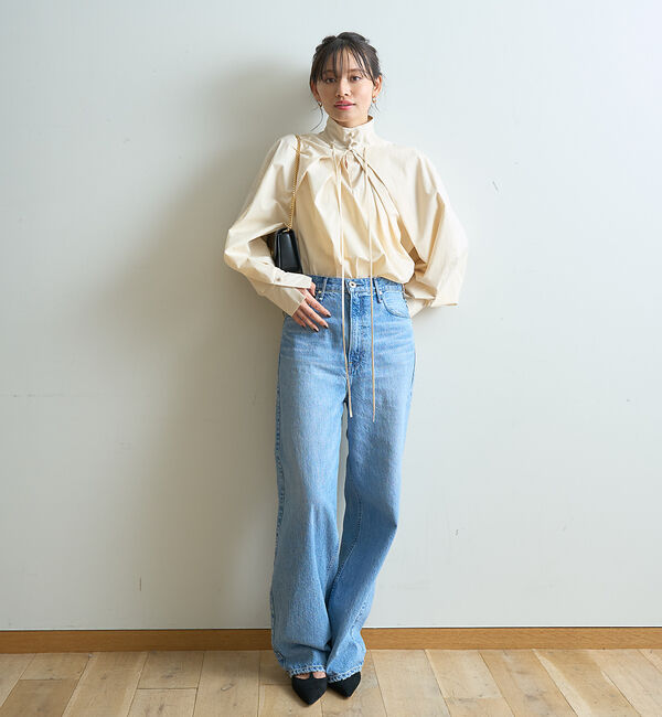 Rouge vif「ハイネックリボンブラウス」|シャツ・ブラウス|