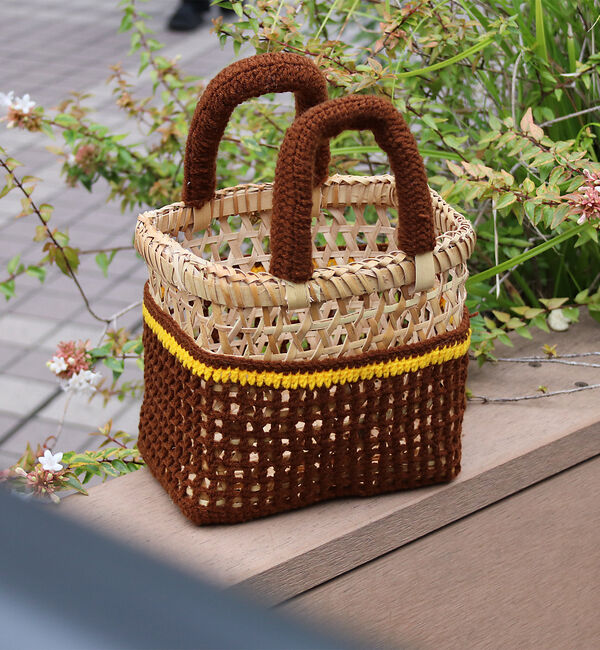 Rouge vif「【THAILAND MADE / タイランド メイド】かごバッグ / パームツリ」|かごバッグ|