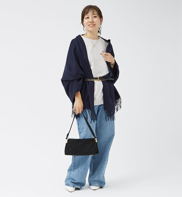 Rouge vif「カシミヤ大判無地ストール」|マフラー|