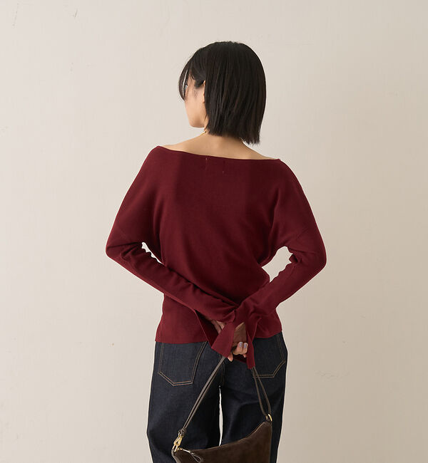 Rouge vif「【セットアップ対応】フレアドルマンニットプルオーバー」|ニット・セーター|