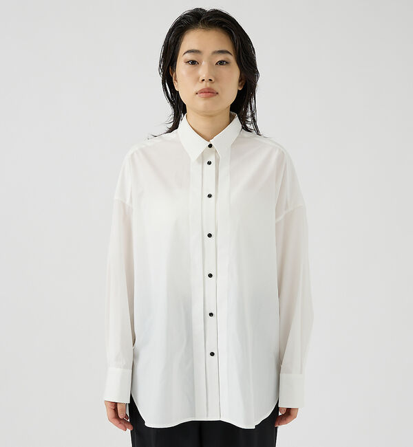 Rouge vif「タイ付クリアブロードシャツ」|シャツ・ブラウス|