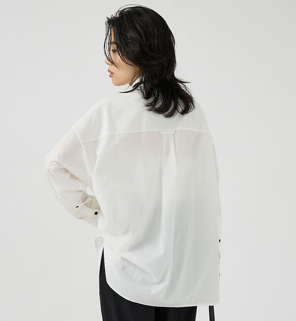 Rouge vif「タイ付クリアブロードシャツ」|シャツ・ブラウス|