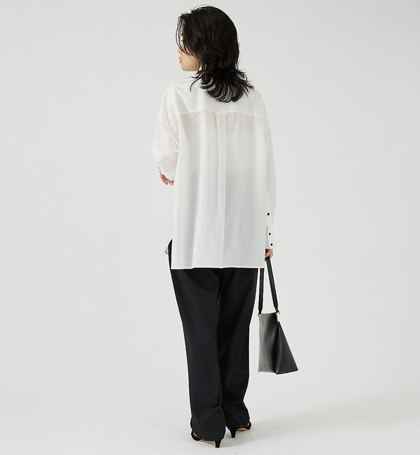 Rouge vif「タイ付クリアブロードシャツ」|シャツ・ブラウス|