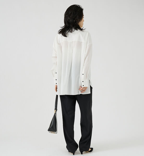 Rouge vif「タイ付クリアブロードシャツ」|シャツ・ブラウス|