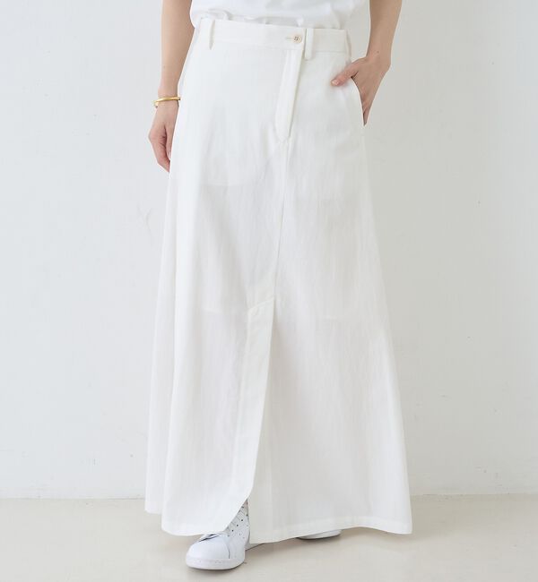 Rouge vif「サイドタックフレアロングスカート」|スカート|