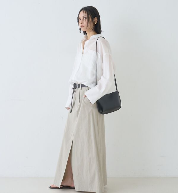 Rouge vif「サイドタックフレアロングスカート」|スカート|